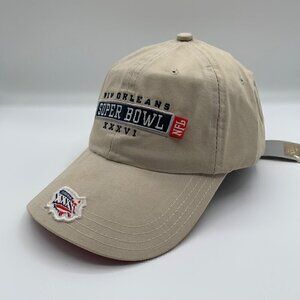 Super Bowl 31 New Orleans Beige Reebok Relaxed Fit Adjustable Strapback Hat New